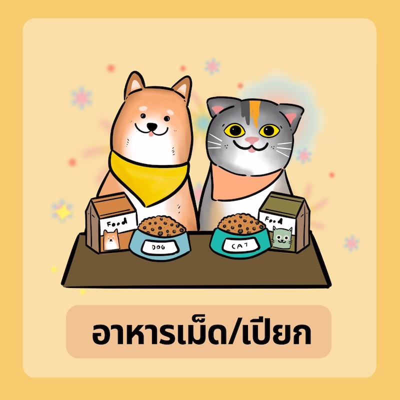 อาหารเม็ด/เปียก